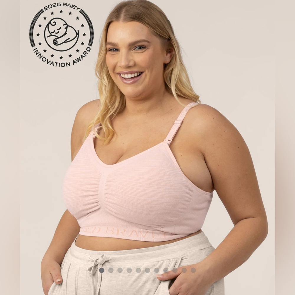 Kindred Bravely Sublime Nursing Bra in Pink Heather Size S/M NWT